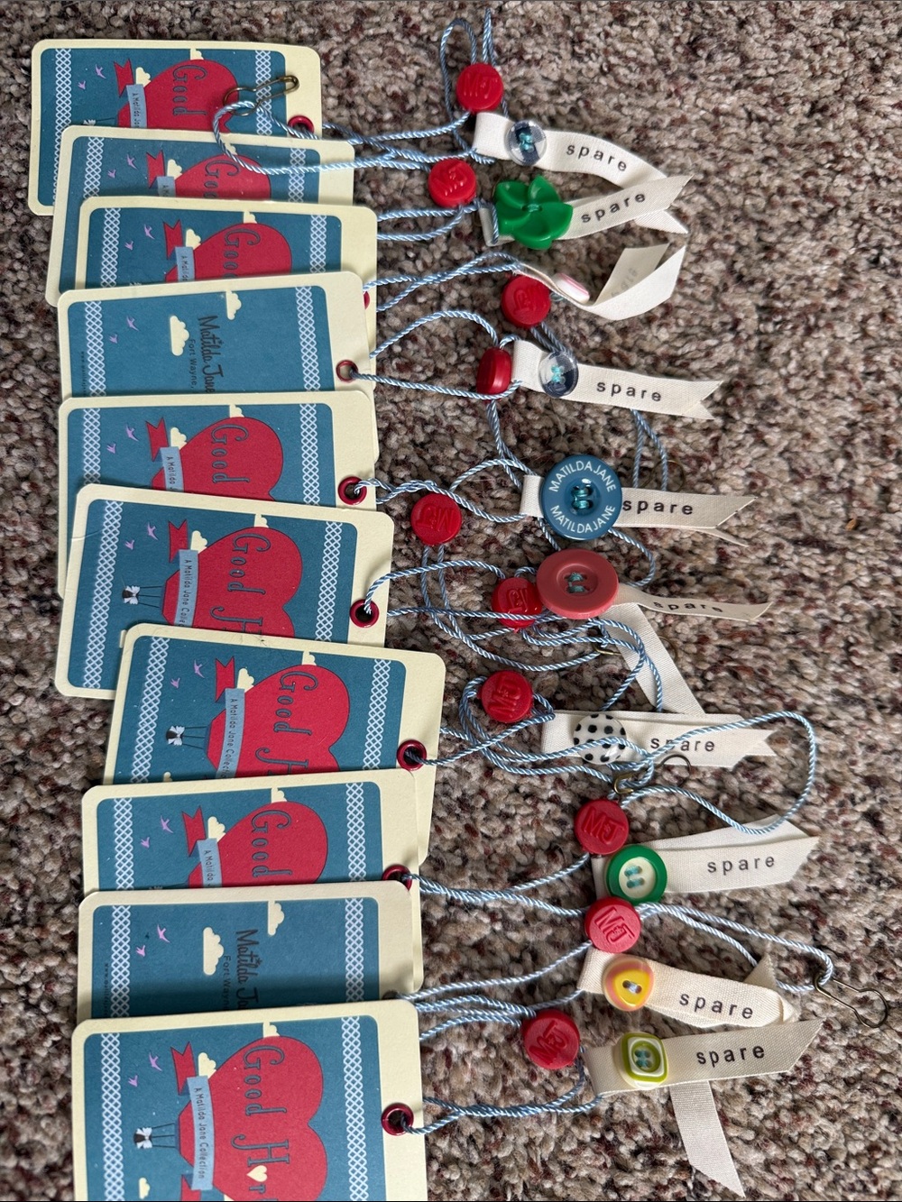 Matilda Jane Good Hart line spare buttons